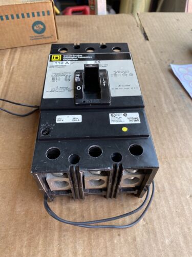 KAL361101021 Square D 600V 110A KAL Circuit Breaker 3P 3PH with 120V Shunt Trip