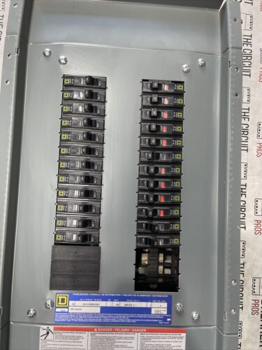 Square D NQ Interior Main Breaker Panel 100A 30spc 208Y/120 3ph 4wire Cu Bus New