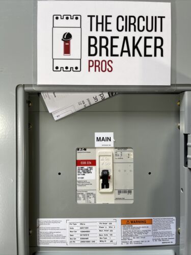 EATON PRL1a 125AMP Panel 208y/120 3p 4w 42 Space Main Breaker Can&door