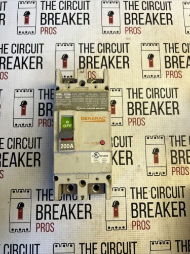 Generac GBU 202b 200 Amp 2 Pole Circuit Breaker 120/240V 225AF 2P 200A