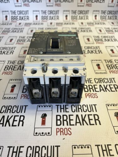 Siemens HDK3T060 VL Circuit Breaker Class H 60A 3P 480v 65kA New Surplus
