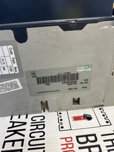 Schneider/MERLIN GERIN  PG1200 Circuit Breaker 1200A 3 Pole 600V  RECON WRNTY