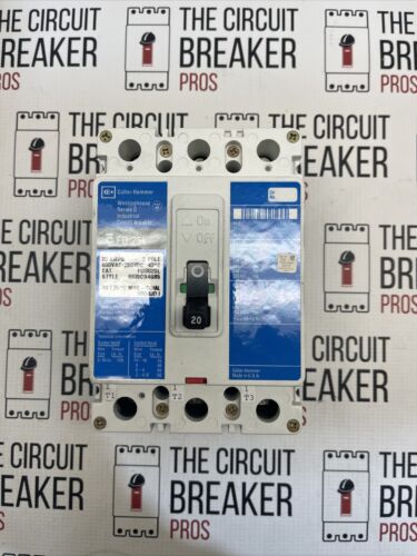 HFD3020L Cutler Hammer 3 Pole 20 Amp 600 Volt HFD New Surplus