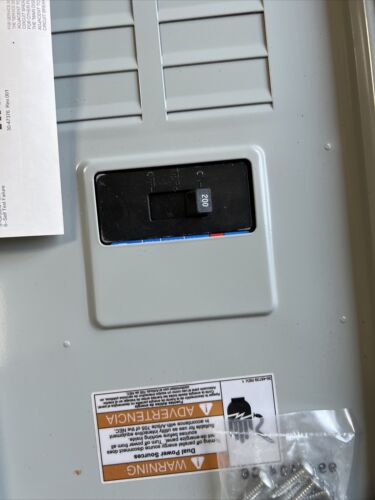 Eaton 200A Main Breaker Load Center Interruptor Principal 120/240V BR2040PV200