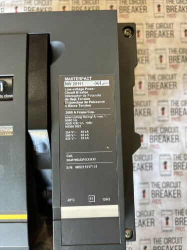 new Surplus  NW20H1 5.0 Micrologic Trip  3P 2000A Fast Shipping