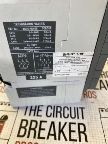 ABB SACE S3 225 Amp  Circuit Breaker  Recondition  fast shipping
