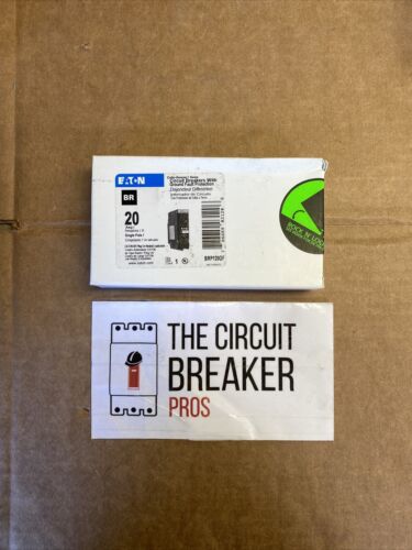 1 NEW IN BOX EATON CUTLER HAMMER BRP120GF 20A 1P 120V CIRCUIT BREAKER