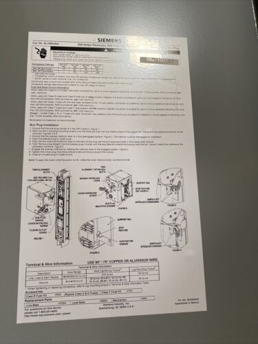 SIEMENS SLVBR4644G / SLVBR4644G (REFURBISHED)