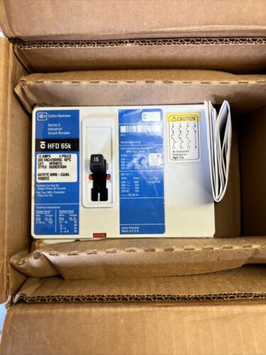 HFD4015 15A 4P CUTLER HAMMER NEW IN BOX FAST SHIPPING