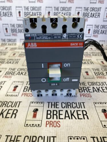 ABB SACE S3 225 Amp  Circuit Breaker  Recondition  fast shipping
