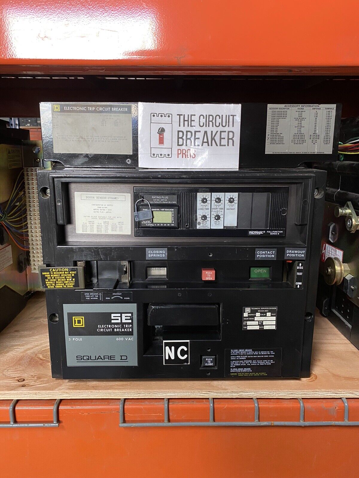 Square D | SED363000LSA8 | 3000 Amp | 600 Volt | 3 Pole | Circuit Breaker