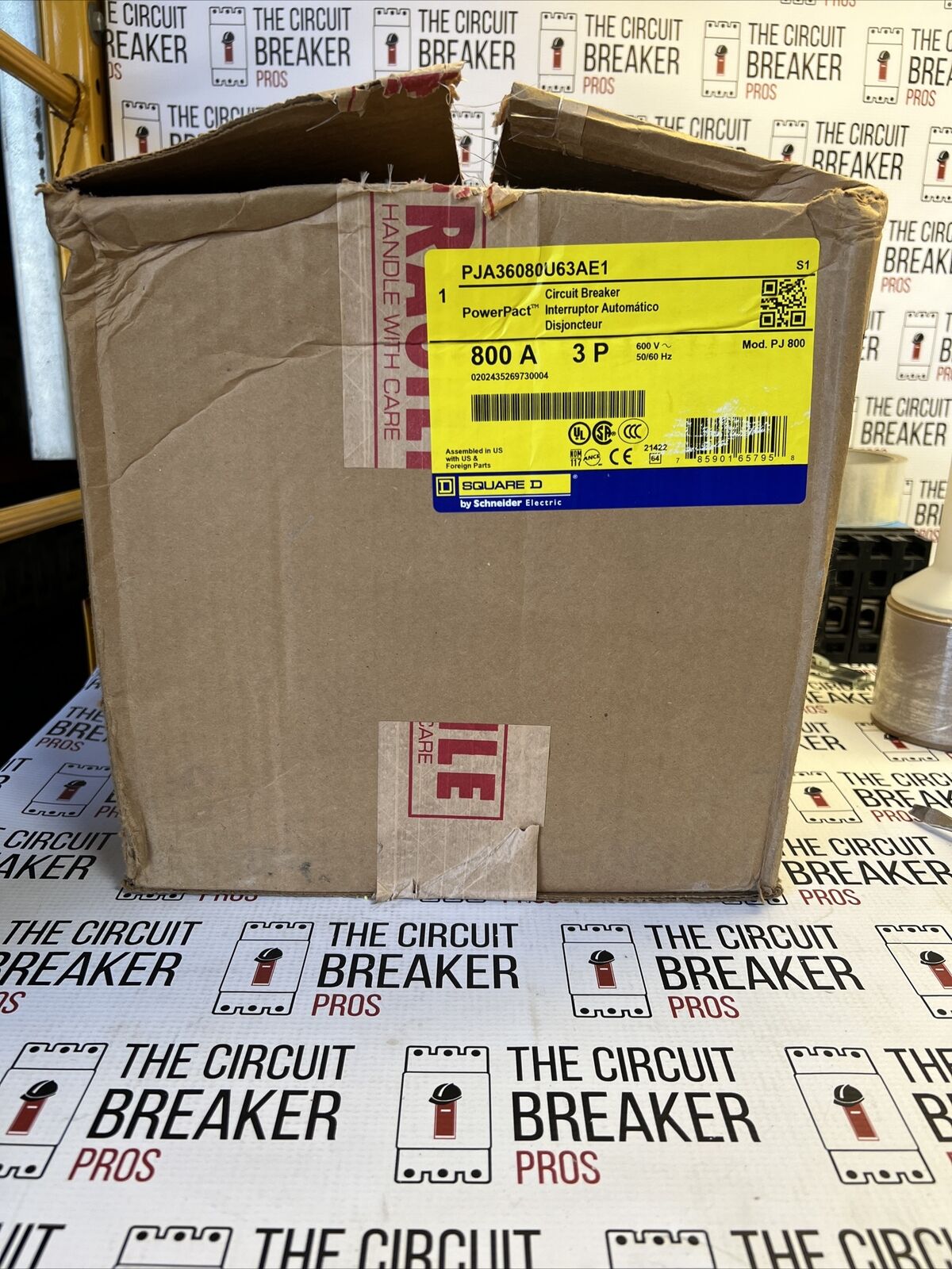 Square D | PJA36080U63AE1 | 800 Amp | 600 Volt | 3 Pole | Circuit Breaker