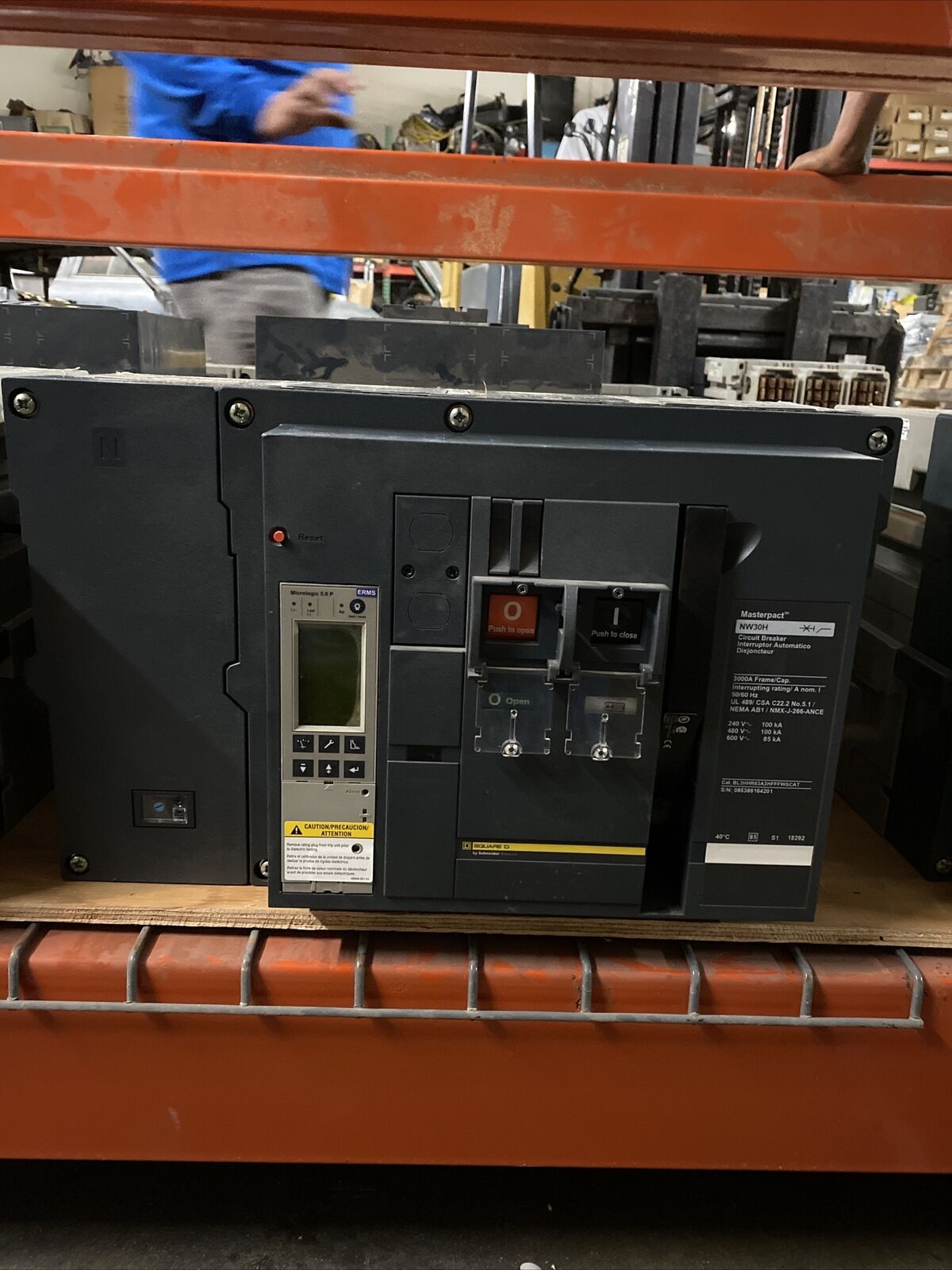 Square D | NW30H | 3000 Amp | 600 Volt | 3 Pole | Circuit Breaker