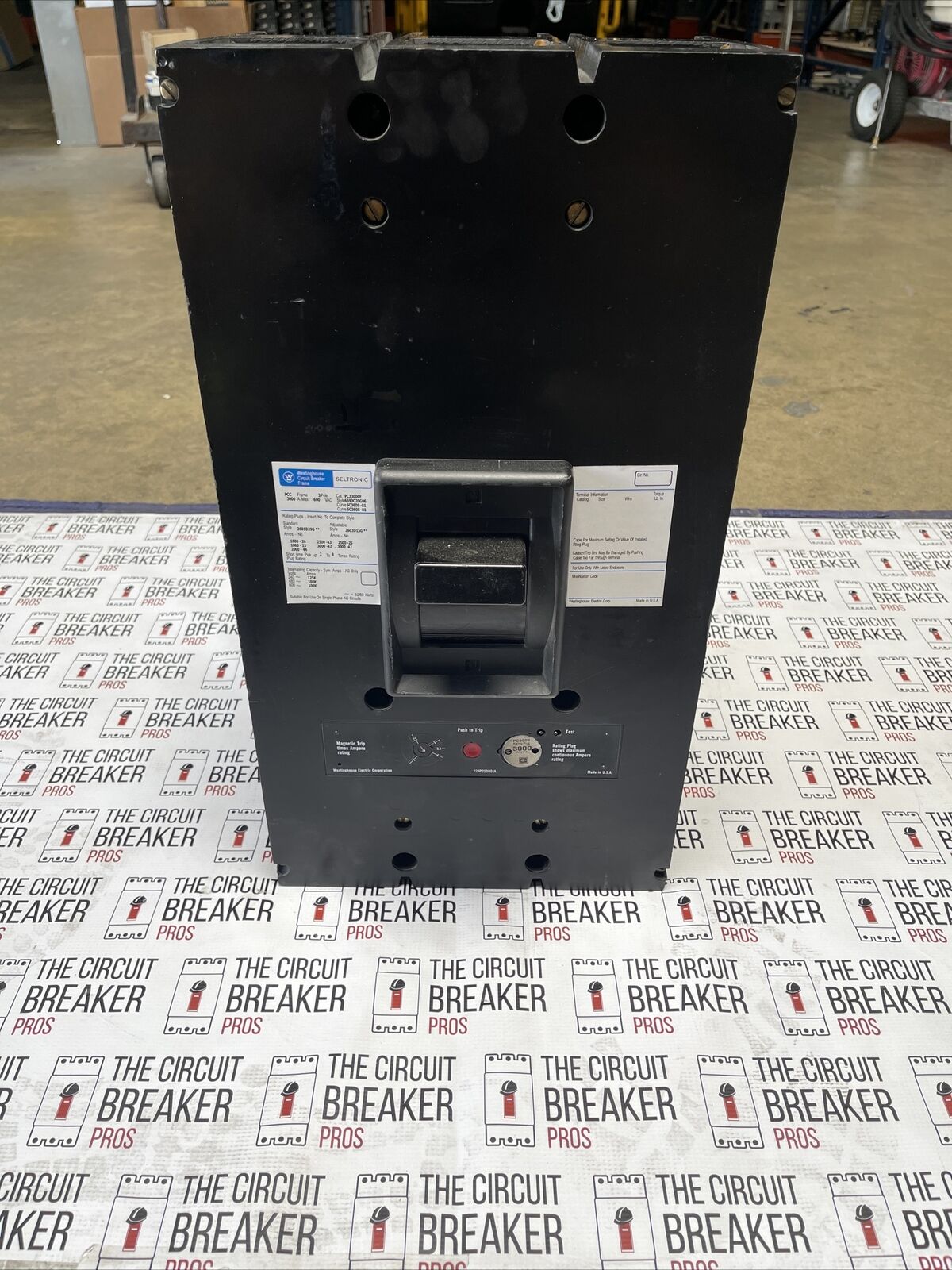 Westinghouse | PC33000F | 3000 Amp | 600 Volt | 3 Pole | Circuit Breaker