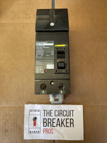New Square D QGA221751 175A AMP 2 POLE 65k@240v A&B Connection Phases 1yr Wrrnty