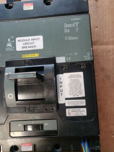 Square D MHL366006139,600 A Thermal CIRCUIT Breaker MHL MH 600A,AL900MAT