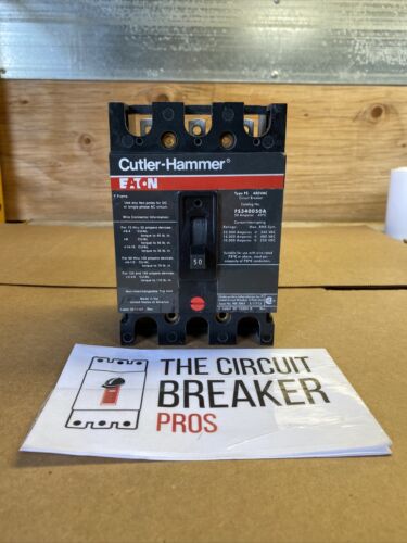 Cutler Hammer FS340050A 50 Amp 460 Volt 3 Pole Circuit Breaker