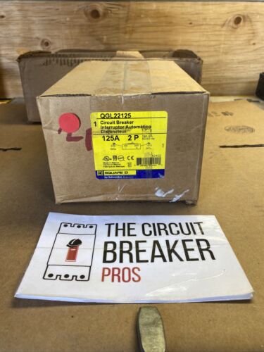 QGL22125 Molded Case 125V 240V Circuit Breaker 2Pole Powerpact QGL Circuit