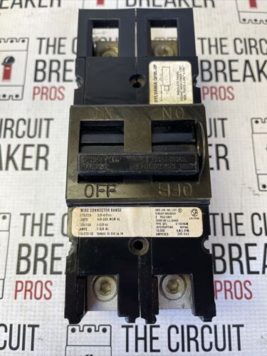 New No Box Challenger QFL2175 Type QFL Circuit Breaker 175 A 2 Pole 1yr Wrrnty