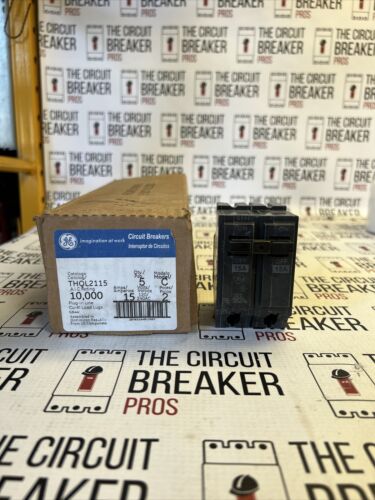 THQL2115 GENERAL ELECTRIC 2POLE 15AMP 240V CIRCUIT BREAKER NEW 