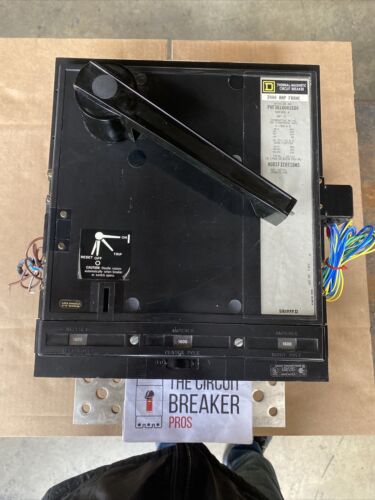 SQUARE D CIRCUIT BREAKER PHF3616001680  1600A  Reconditioned 2000amp frame W/aux