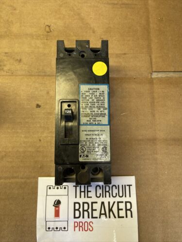 CHH2125H2X CHH Circuit Breaker Bolt-On 125A 240V Cutler Hammer New No Box