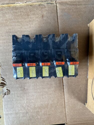 New Federal Pacific FPE NA NA150 1 Pole 50 Amp Circuit Breaker 50 Pack