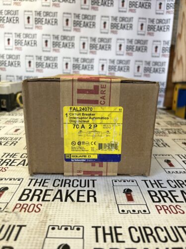 Square D FAL24070  70 Amp 2 Pole 480V Feed thru Circuit Breaker -WRNTY Large Stk