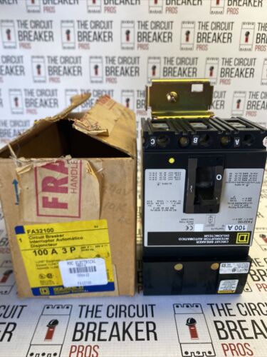 NEW IN BOX!! SQUARE D I LINE CIRCUIT BREAKER  100 AMP 3 POLE FA32100