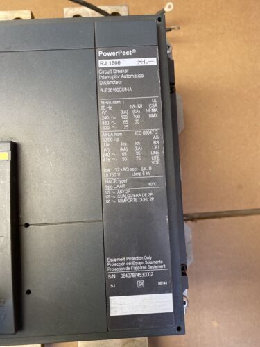 SCHNEIDER ELECTRIC RJF36160CU44A / RJF36160CU44A Recon