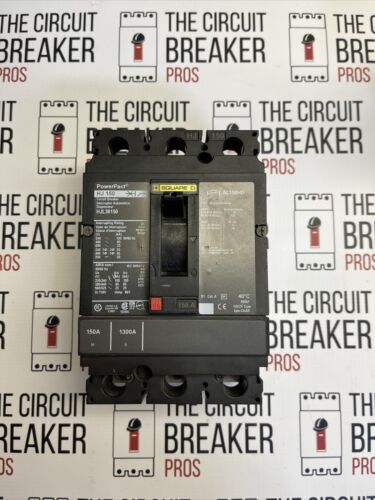 SQUARE D CIRCUIT BREAKER 150 AMP 600V 3 POLE HJL36150 Recon 1 YR WRNTY