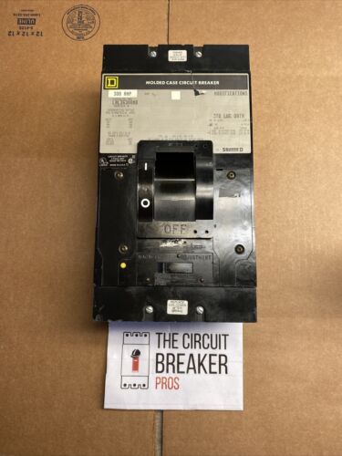 Square D LAL36300MB Circuit Breaker 300A , 3P , 600 VAC , 250  Recon 1YR WRNTY