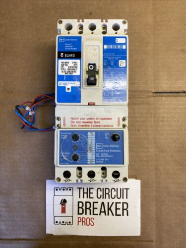 Cutler Hammer ELHFD3100L Series C Industrial Breaker 100Amp 480V 3P 3 Phase