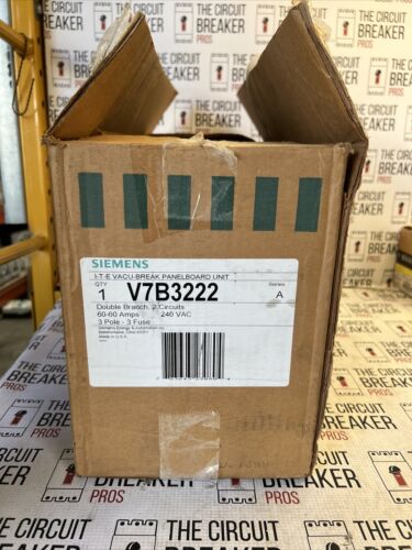 SIEMENS V7B3222R VACU-BREAK PANELBOARD UNIT 3P / 60-60A / 240V ( NEW IN BOX )