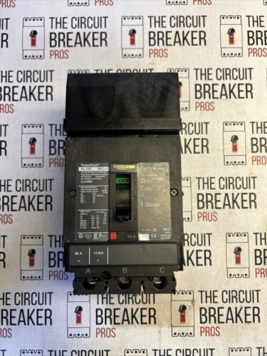 HLA36060 Square D 3 Pole 60A 600Vac Power Pack Circuit Breaker NEW Surplus