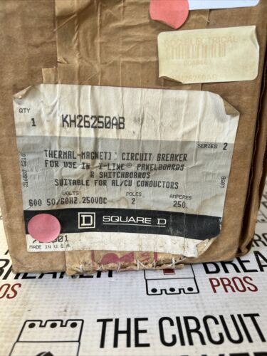 SQUARE D KH26250AB 250A 600V 2pole New In Box