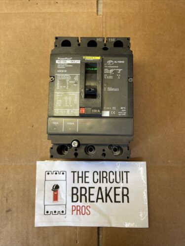NEW SQUARE D POWERPACT HDP36150 3 POLE 150 AMP CIRCUIT BREAKER