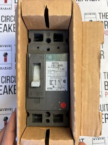 NEW GENERAL ELECTRIC GE 60 AMP 2 POLE CIRCUIT BREAKER 480 VAC 250 VDC TED124060