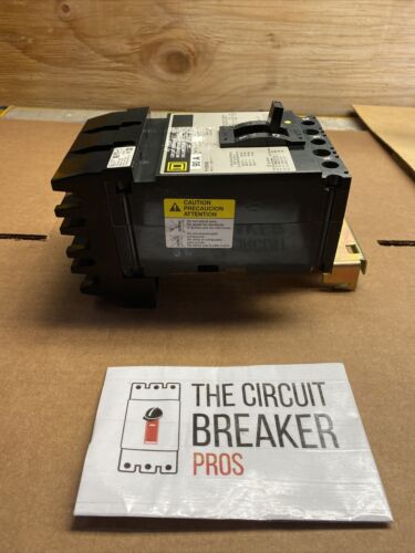 FH36090 Square D 90 Amp 600V 3 Pole I-Line Plug In Circuit Breaker Type FA New