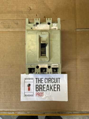 FPE HEF631100, 100 AMP, 600 VOLT, 3 POLE BREAKER- RECONDITIONED 1yr Warranty