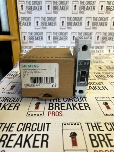 Siemens 3VF2216-0VS41-0AA0 CIRCUIT BREAKER 1p 100 Amp New I’m Box