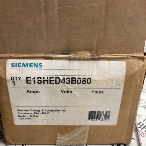 NEW Siemens E1SHED43B080  Enclosure Only