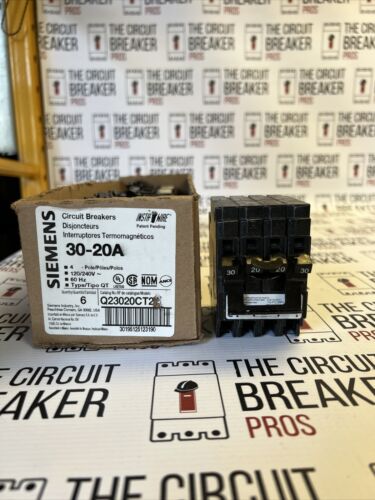 Q23020CT2 SIEMENS 2POLE 30/20AMP 120/240V CIRCUIT BREAKER NEW