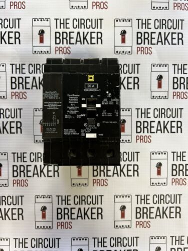 Square D EGB EGB34020SALH  Pole 20 Amp 480Y/277 Shunt Trip Breaker NEW SURPLUS