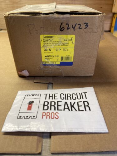 HJL36030M71 Molded Case 30A 600V Circuit Breaker New In Box 1yr Warranty