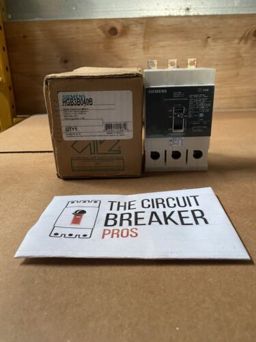 NEW Siemens HGB3B040B 3p 480v 40a Circuit Breaker NEW IN BOX 