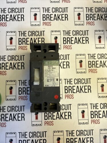 GE TEB122060 INDUSTRIAL CIRCUIT BREAKER, 60-AMP, 240VAC, 250VDC, 2-POLE, TEB