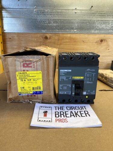 Square D FAL32070 Circuit Breaker 3-Pole 240VAC/250VDC 70A