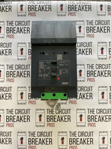 New Surplus Square D Powerpact BDA36100 3 Pole 100a  I Line Circuit Breaker