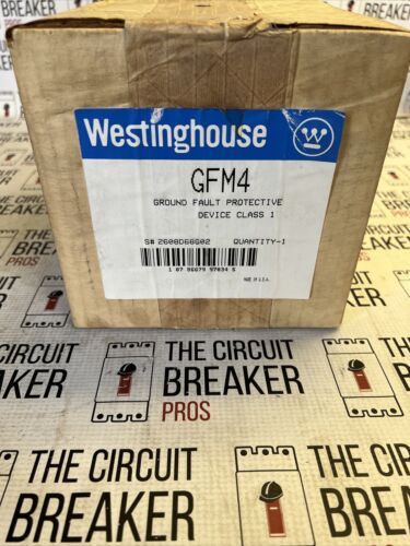 NEW Westinghouse GFM4A Ground Fault Protective Device